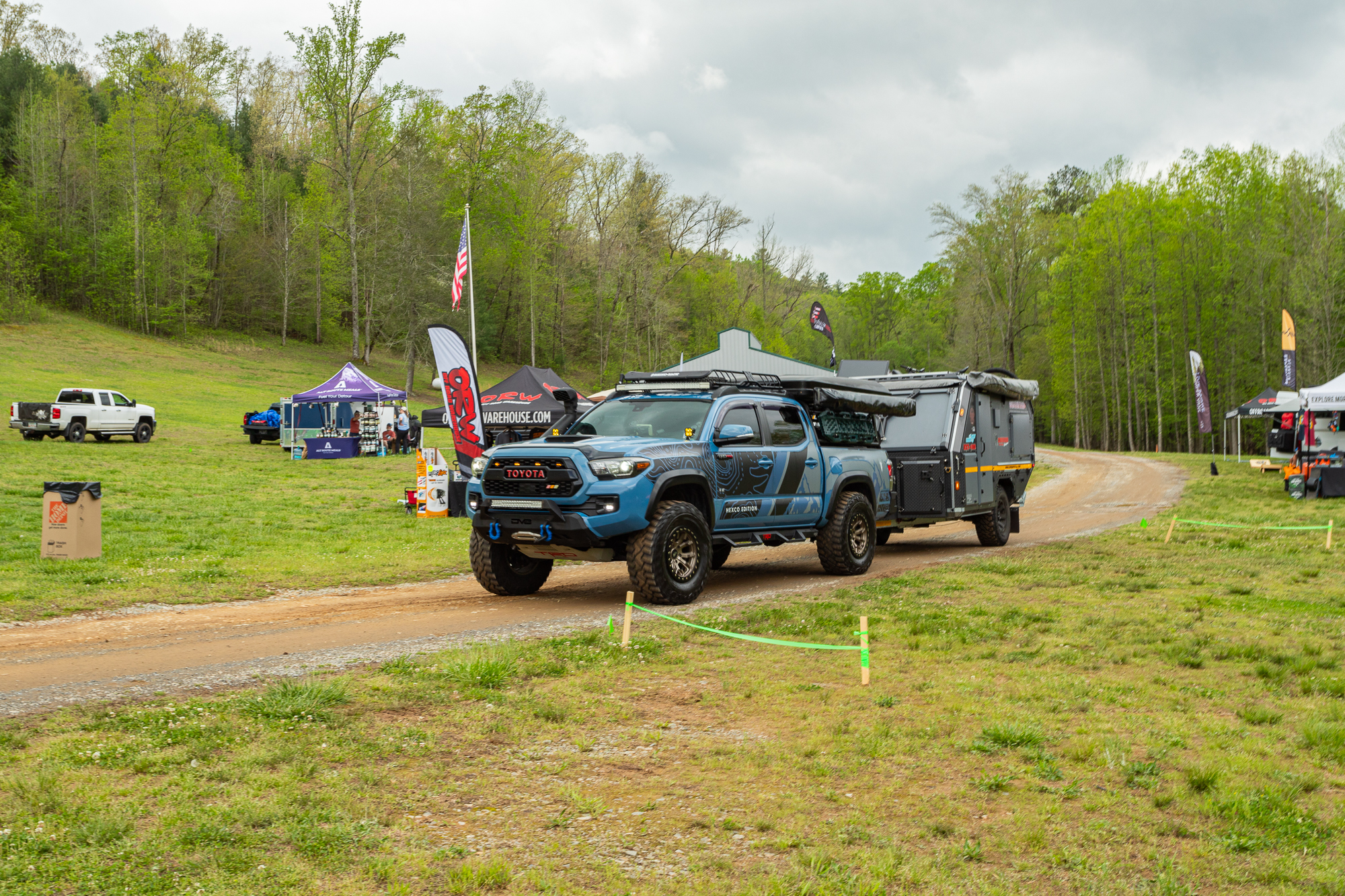AVR Tacoma with trailer