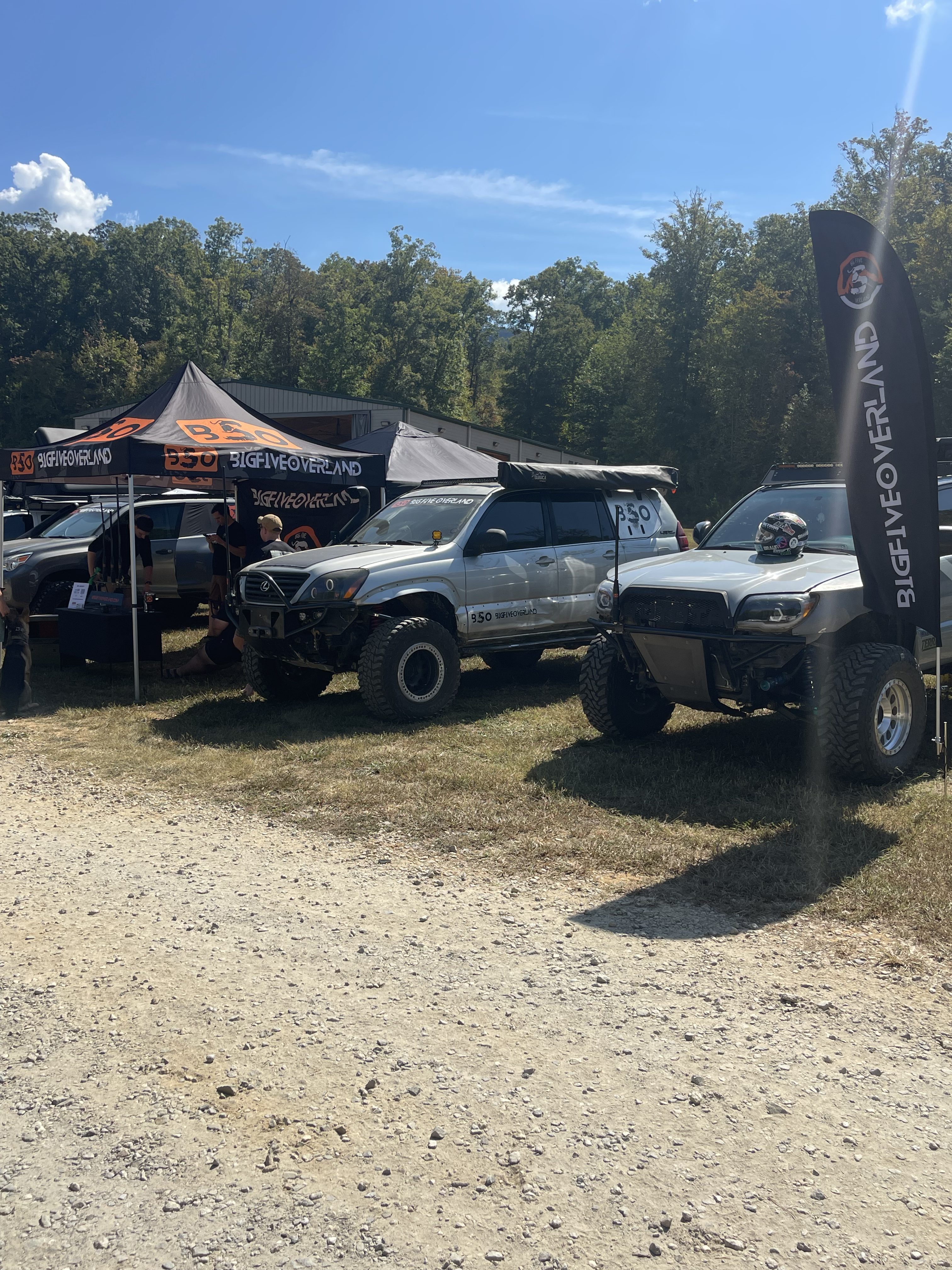 AVR overland rigs at event